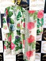 Ladies Ready to Wear Digital Printed with Embroidery Pakistani Lawn Dress in UAE