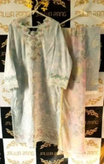 Ladies Ready to Wear Digital Printed with Embroidery Pakistani Lawn Dress in UAE